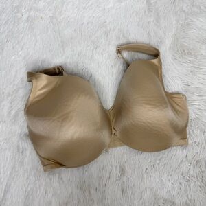 CACIQUE / tan nude lightly lined underwire bra / 40G